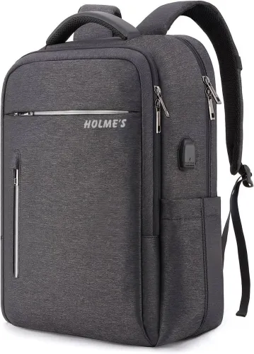 Image of HOLMES 35L Laptop Backpack with USB Port and Rain Cover