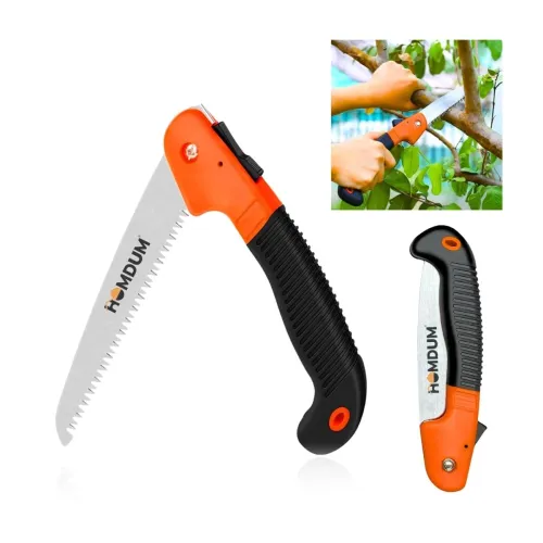 Image of Homdum folding saw for tree cutting with Secure Lock