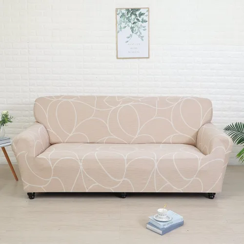 Image of @home by Nilkamal Polyester 3 Seater Sofa Cover Set of 1-230 x 90 cm