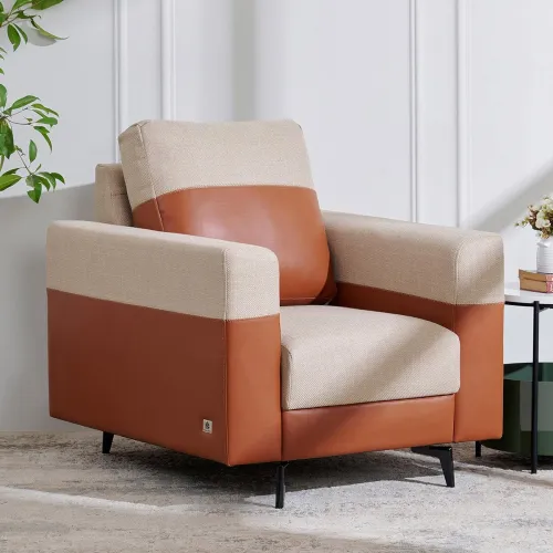 Image of Home Centre 1 Seater Andes Fabric Sofa