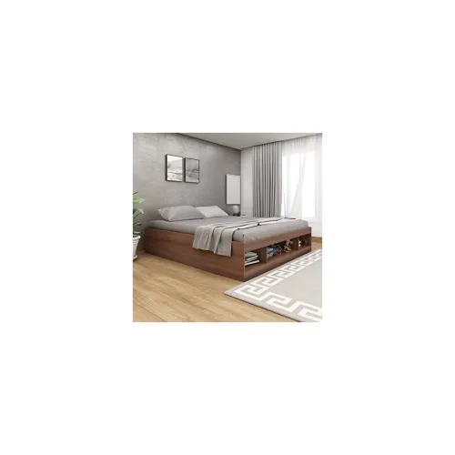 Image of Home Centre Helios King Bed with Storage