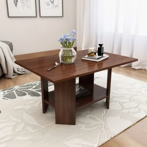 Image of Home Centre Helios Kohi Engineered Wood Coffee Table - Brown