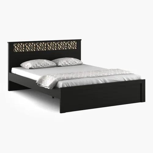 Image of Home Centre Helios Rhine Ivry king size bed without storage