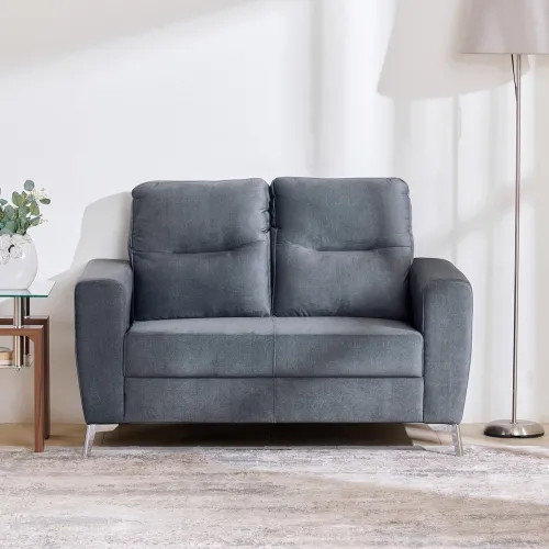 Image of Home Centre Helios Vive 2 Seater Sofa - Grey
