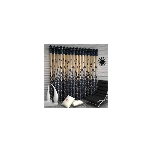 Image of Home Sizzler 4 Piece Eyelet Polyester Door - 7ft Curtain Set