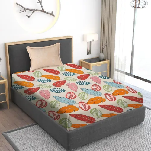 Image of Home Stylish 280 TC Egyptian Cotton Single Bedsheet
