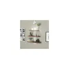 homeeasy Wooden Wall Shelves 3Tiers for Living Room