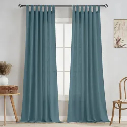 HOMEMONDE Door Curtains 7 Feet Long Pack of 2