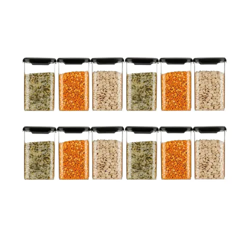 Image of Homeor Plastic Storage Container Set 1100ml
