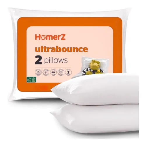 Image of Homerz Fiber Sleeping Pillow, 16x24 inch, Set of 2