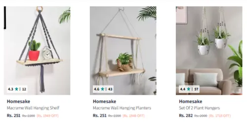 Image of Homesake Planter Starting @ ₹251