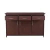 HomeTown Albert Cabinet (Cherry Brown, 3 Door Cabinet).