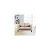 HomeTown Garcia Fabric Two Seater Sofa in Brown Colour