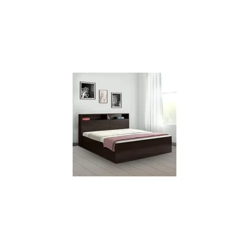 Image of HomeTown Wood Box Storage Queen Size Bed