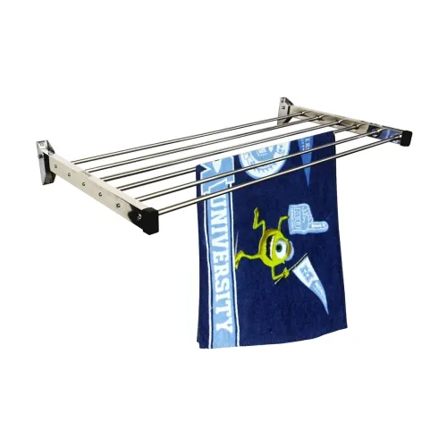 Image of homWell Wall Clothes Drying Rack- 6 Pipe