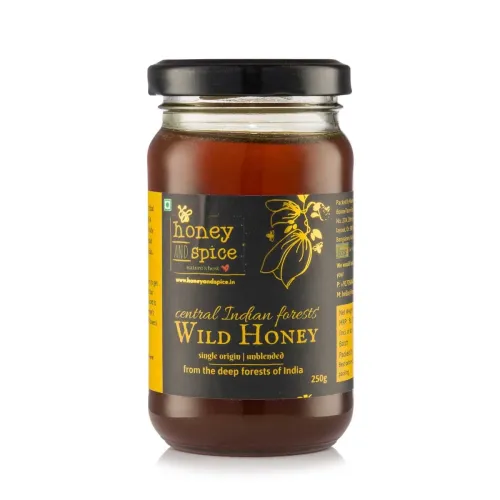 Image of Honey and Spice Pure Raw Wild Honey (250g)