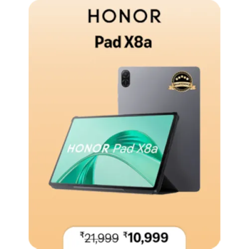 Image of HONOR Pad X8a @ ₹10999 on Amazon Prime Day Sale