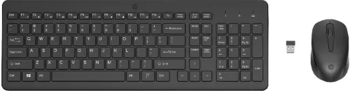 Image of HP 330 Wireless Keyboard & Mouse Combo (Black, 2.4GHz, 1600 DPI)
