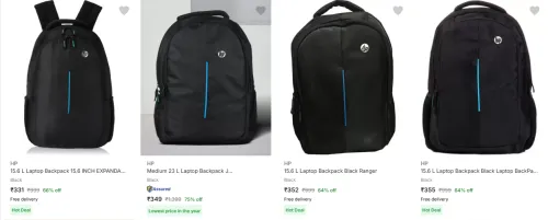 Image of Hp Laptop Bags up to 75% Discount