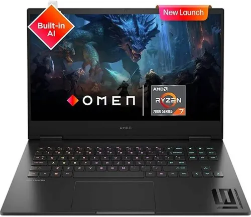 Image of HP Omen 7840HS Gaming Laptop (16 GB RAM, 1 TB SSD) (16-xd0015AX)