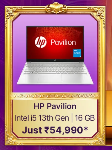 Image of HP PAVILLION intel core i5 13th gen on Flipkart Big billion days