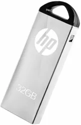 HP v220w 32 GB Pen Drive Compatible with Laptop, Mobile, Netbook, Desktop Computer, Tablet USB 2.0 Metal Case (White)