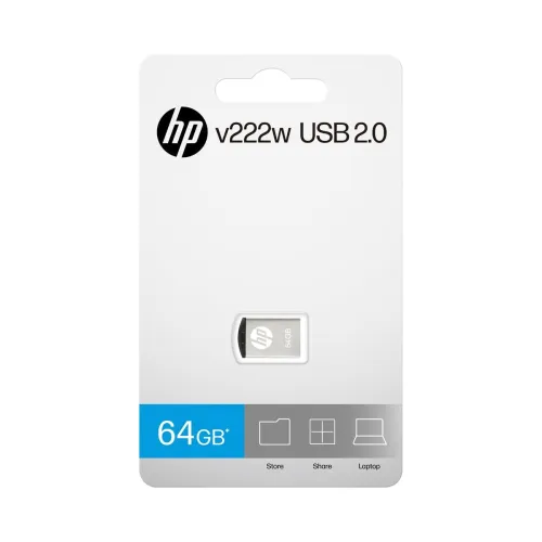 Image of HP v222w 64GB USB 2.0 Pen Drive (Silver)