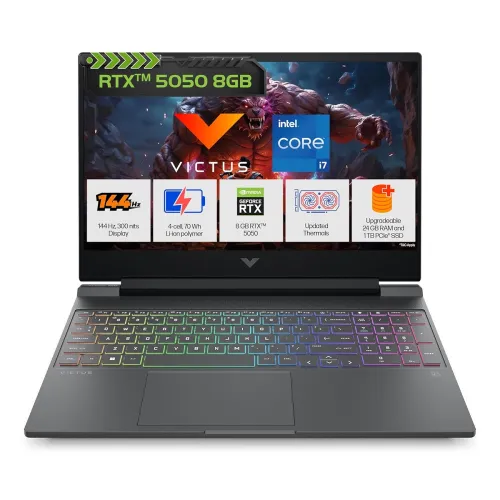 Image of HP Victus i7 RTX 5050 Gaming Laptop