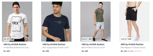 Image of HRX By Hrithik Roshan Clothing up to 90% Discount