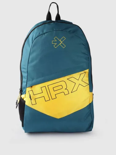 Image of HRX by Hrithik Roshan Medium 23L Unisex Laptop Backpack (Green)