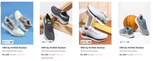 Image of HRX by Hrithik Roshan Men Footwear Starting At @₹419