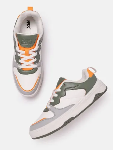 Image of HRX by Hrithik Roshan Sneakers For Women (White , 3)