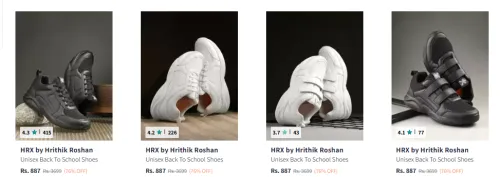 Image of HRX by Hrithik Roshan Unisex School Shoes Starting at ₹887 @ #Myntra