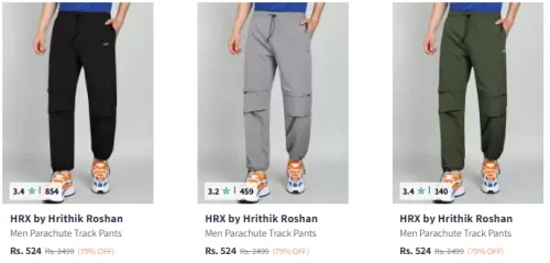 Image of HRX Men Track Pants At Starting ₹524