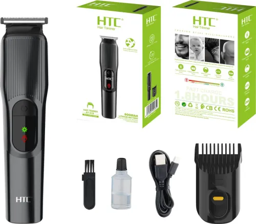 Image of HTTCC Waterproof Chargeable Beard Moustache Trimmer.