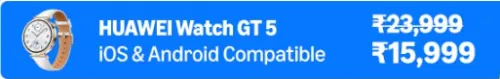 Image of HUAWEI Watch GT 5 41mm Smartwatch @ ₹15999 on Amazon Prime Day Sale