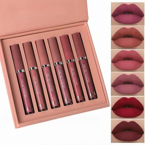 Image of HUDA CRUSH 6-Piece Liquid Matte