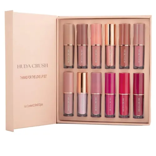 Image of HUDACRUSH Mini Lipstick 12Pcs