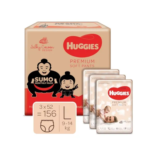 Image of Huggies Baby Premium Soft Pants Sumo