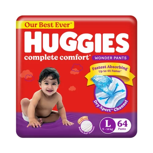 Image of Huggies Complete Comfort Wonder Pants L size 64 count