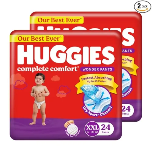 Image of Huggies Complete Comfort Wonder Pants XXL Size, 48 Count