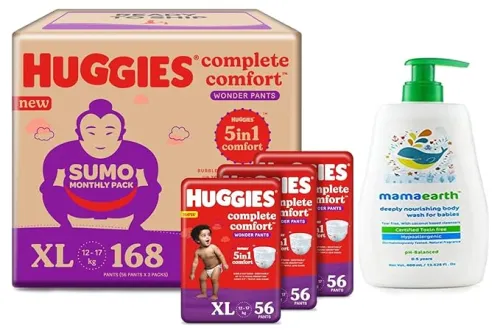 Image of Huggies Wonder Pants Diapers Sumo Pack (168 Count)