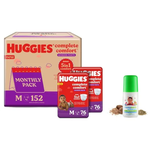 Image of Huggies Wonder Pants Medium Size Diapers Monthly Pack (152 Count)