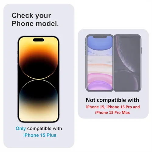 Image of HUMBLE Privacy Tempered Glass for iPhone 15 Plus.