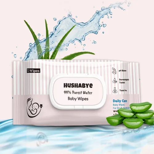 Image of Hushabye Soft Baby Wet Wipes  (72 Wipes)