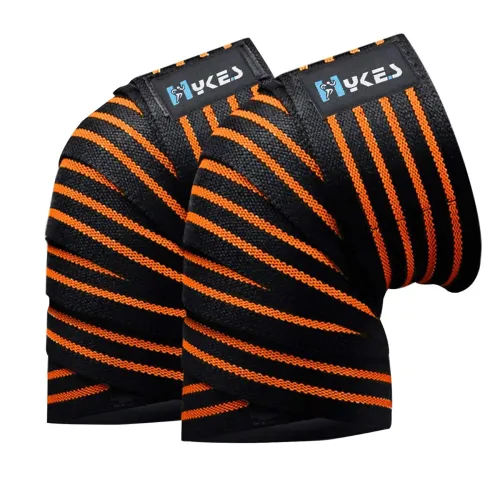Image of Hykes Orthopedic Weight Lifting Knee Wraps