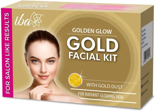 Image of Iba Golden Glow Gold Facial Kit (6 Steps Single Use)  (60 g)