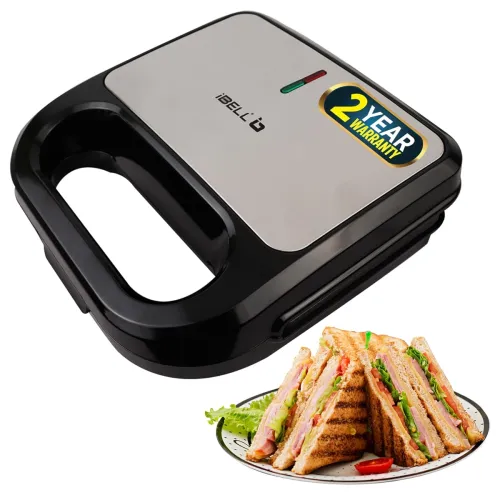 Image of iBELL Sandwich Maker Grill Toast Electric Nonstick 850 Watt