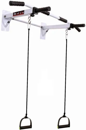 Image of IBS Pull up Bar Home Gym Solid Fitness Gym Accessories Pull-up Bar  (White)