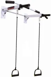 IBS Pull up Bar Home Gym Solid Fitness Gym Accessories Pull-up Bar  (White)